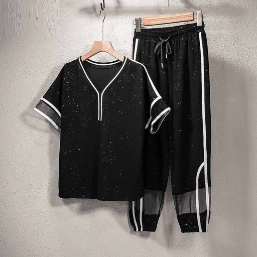 Dame T-shirt og joggingbukser B1203