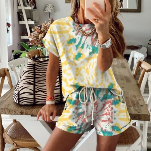 Dame T-shirt og shorts B911
