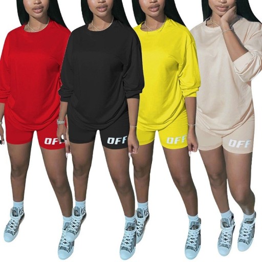Dame T-shirt og shorts P1002