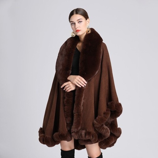 Dame vinterponcho P2529
