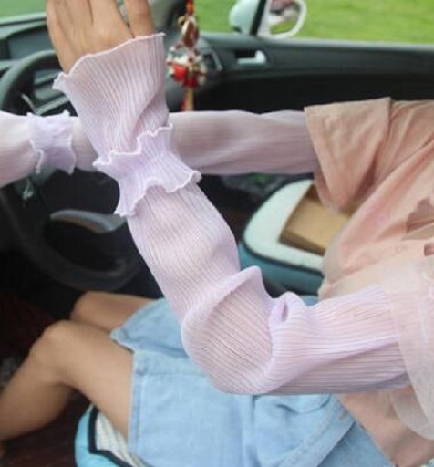 Damearmvarmere med flæse