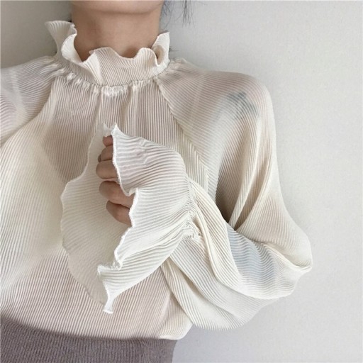 Damebluse med gennemsigtighed Francesca