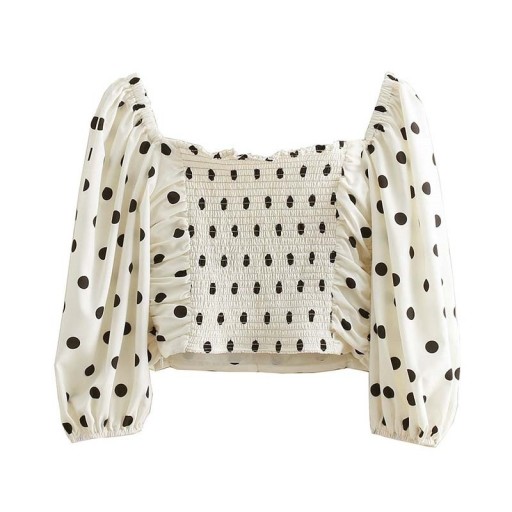 Damebluse med prikker Millie