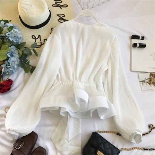 Damebluse med sløjfe Irene