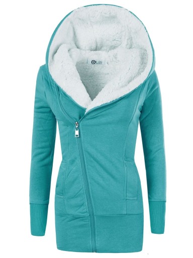 Damefrakke med pels P2475