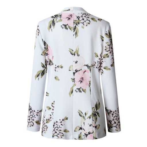 Damejakke med blomster F382