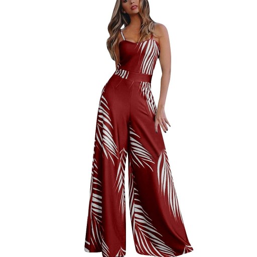 Damejumpsuit med stropper G198