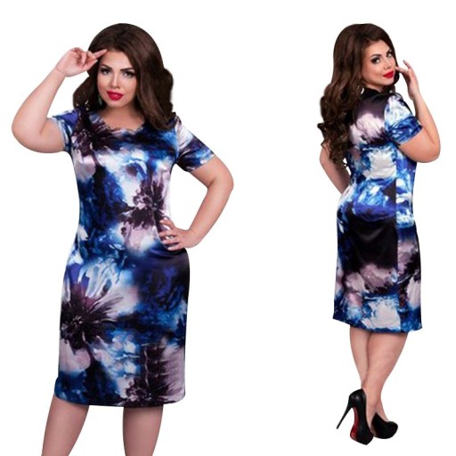 Damekjole med print A1268