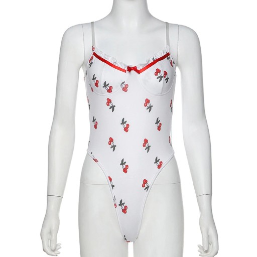 Damen-Body mit Spaghettiträgern B754