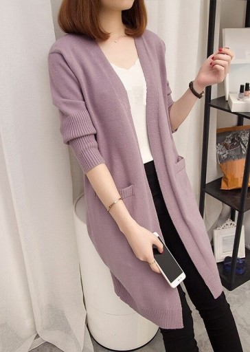 Damen-Cardigan mit Taschen A2052
