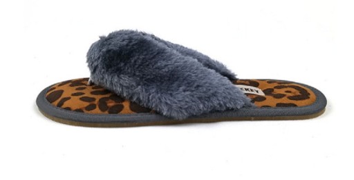 Damen-Flip-Flops mit heimischem Leopardenmuster