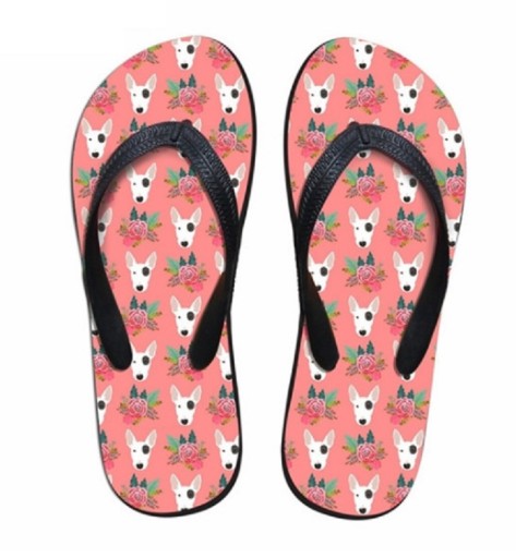 Damen-Flip-Flops mit Hundemotiv