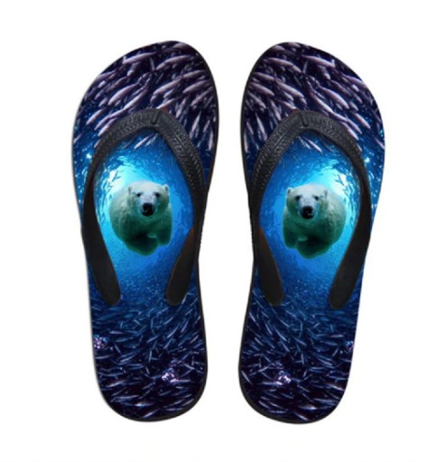 Damen-Flip-Flops mit Tiermotiv