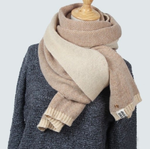 Damen gestrickter Winterschal J3189