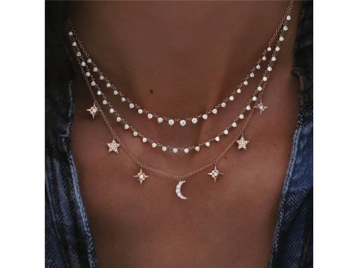 Damen-Halskette mit Anhänger G804