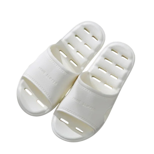 Damen Hausschuhe mit Massagesohle Perforiertes Design Rutschfeste Sohle Atmungsaktive Badezimmerschuhe Wasserablauf Bequeme Hausschuhe