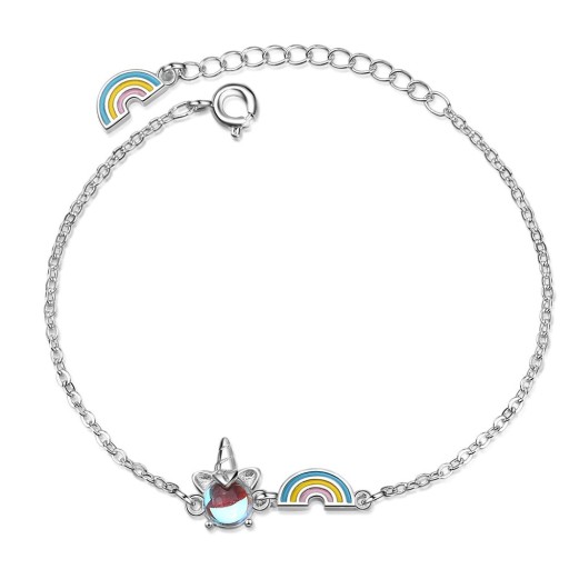 Damen Kettenarmband Einhorn