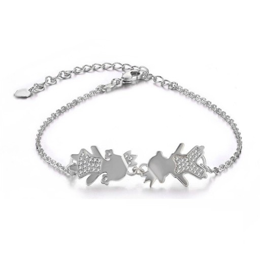 Damen-Kettenarmband Familie