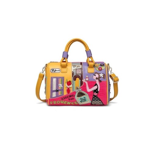 Damen-Lederhandtasche M1334