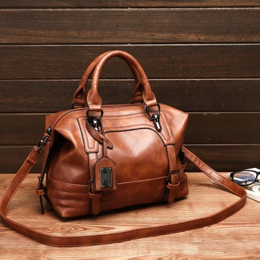 Damen-Lederhandtasche M1398