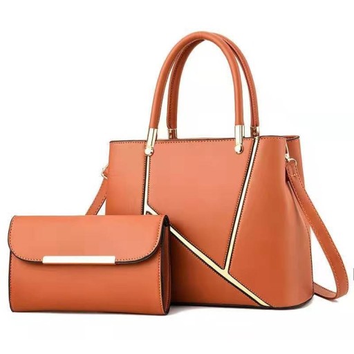 Damen-Lederhandtaschen-Set 2-tlg. M1702