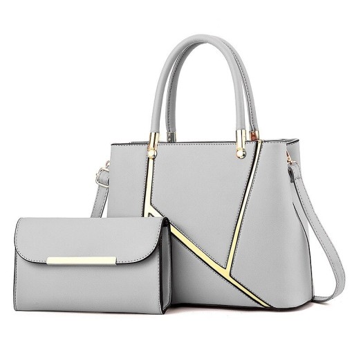 Damen-Lederhandtaschen-Set 2-tlg. M1702