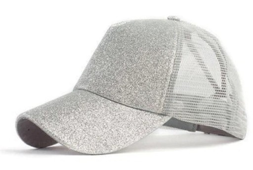 Damen-Mesh-Cap mit Glitzer