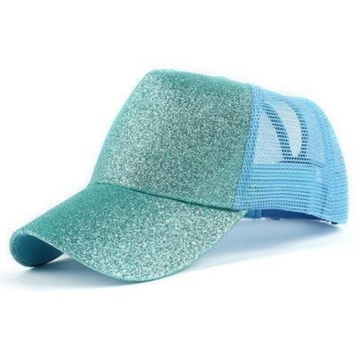 Damen-Mesh-Cap mit Glitzer