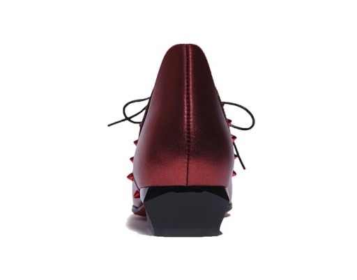 Damen-Oxford-Schuhe mit Spikes