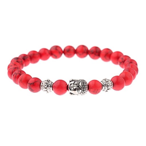 Damen-Perlen-Buddha-Armband