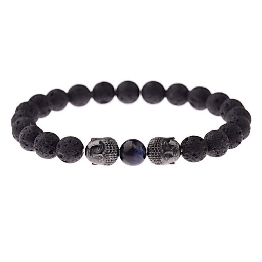 Damen-Perlen-Buddha-Armband
