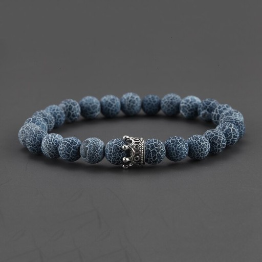 Damen-Perlenarmband mit Krone