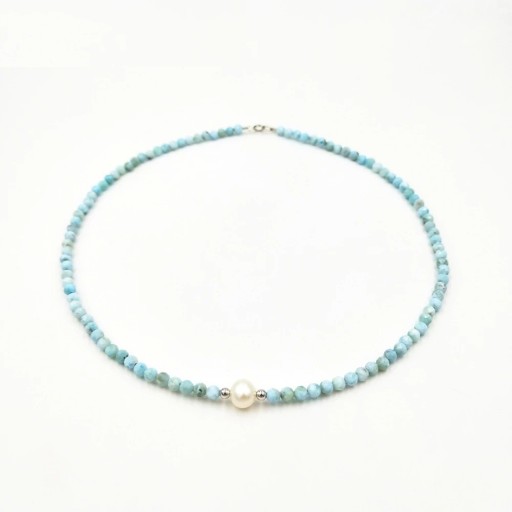 Damen-Perlenkette mit Perle