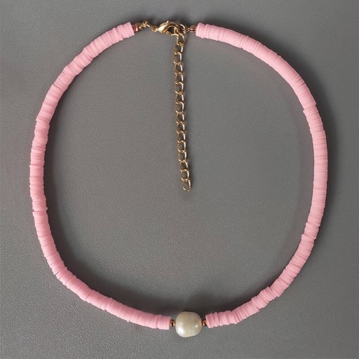 Damen-Perlenkette mit Perle G822