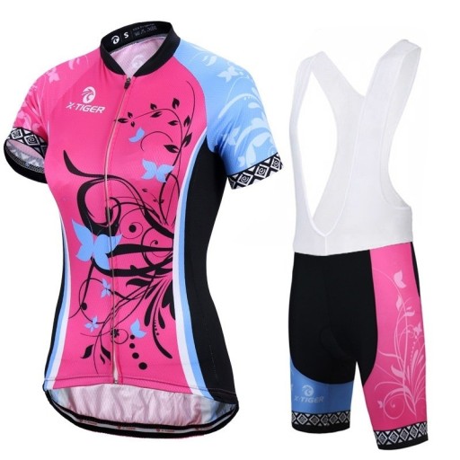Damen-Radtrikot mit Shorts