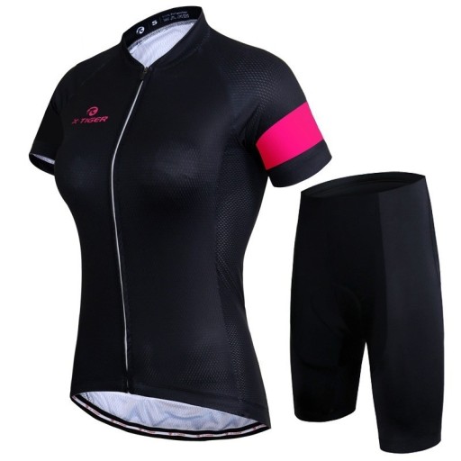 Damen-Radtrikot mit Shorts P3772