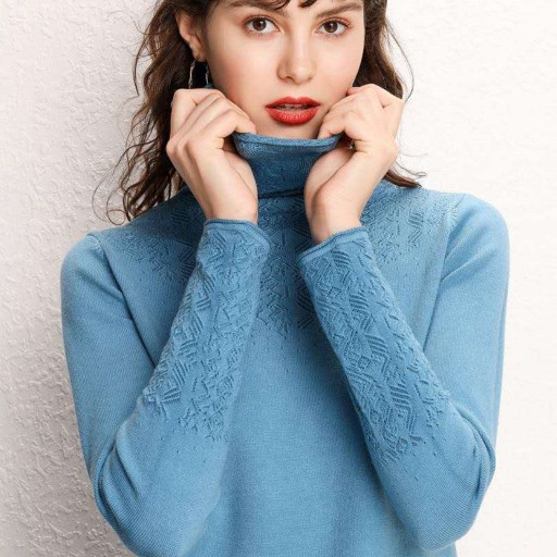 Damen-Rollkragenpullover A2132