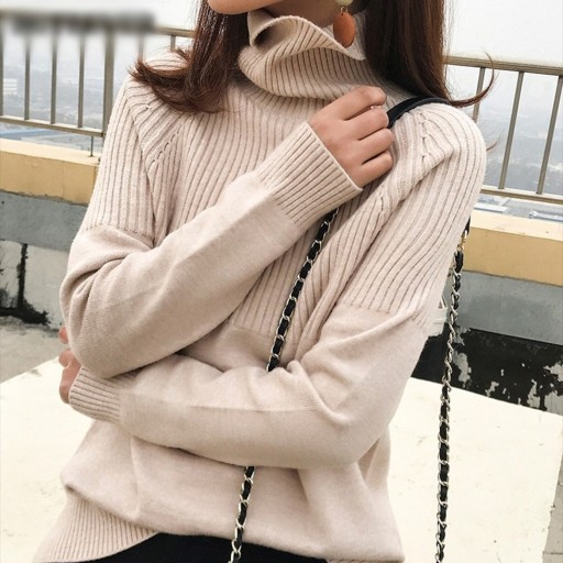 Damen-Rollkragenpullover G255