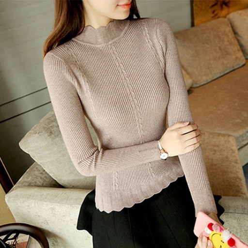 Damen-Rollkragenpullover G284