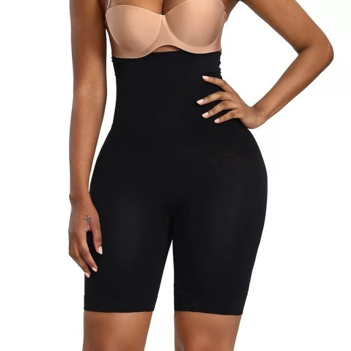 Damen Shapewear-Shorts mit hoher Taille, schlankmachende, nahtlose Unterwäsche, formende Kompressionsshorts, dünne Kontrollhöschen unter Kleidern