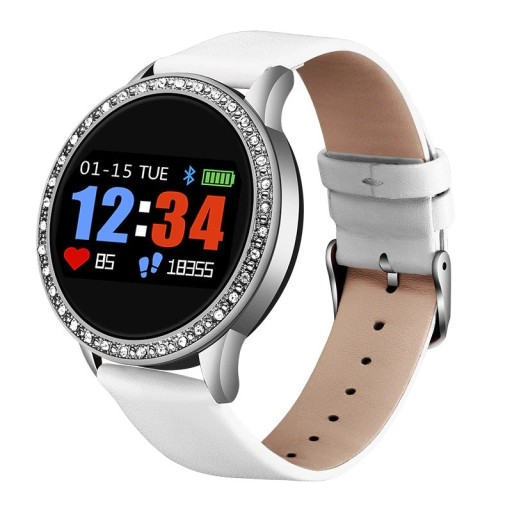 Damen-Smartwatch mit Steinen K1212