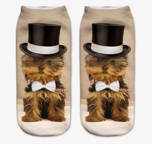 Damen-Socken mit Hunden