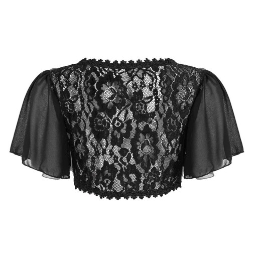 Damen-Spitzenbolero P1670