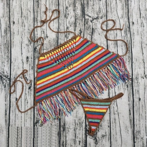 Damen-Strickbikini P1066