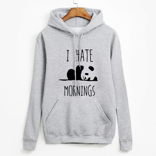 Damen-Sweatshirt I HATE MORNINGS
