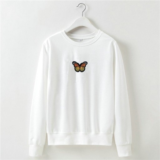 Damen-Sweatshirt mit Schmetterling