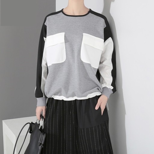 Damen-Sweatshirt mit Taschen