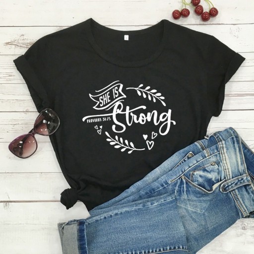 Damen-T-Shirt mit Aufdruck B395