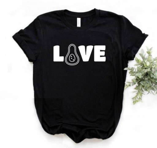 Damen-T-Shirt mit Love-Aufdruck B173