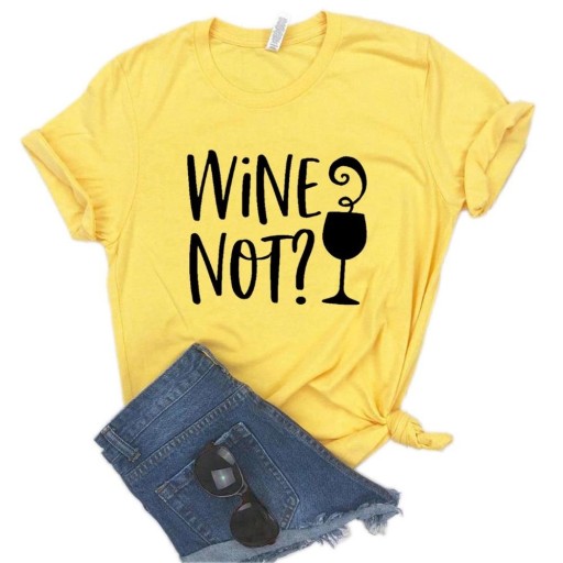Damen-T-Shirt mit lustigem Weinaufdruck B315